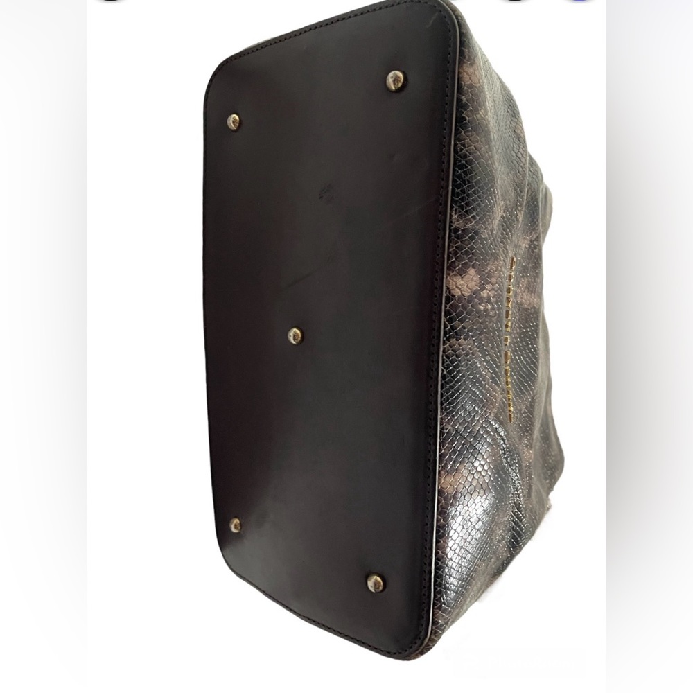 Dooney & Bourke City Python Print Bag - image 5